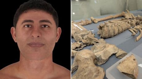 Face of Roman who met bloody end almost 2,000 years ago recreated as gladiator exhibit