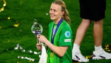 Lionesses hero Hannah Hampton wins Euros after doctors said she couldn't play football