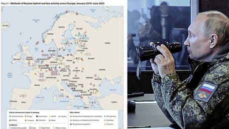 Russia, la mappa degli attacchi segreti all'Europa: la guerra ibrida di Putin dai Baltici alla Francia (e anche in Italia)