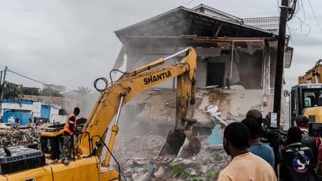 À Kinshasa, le gouvernement détruit les "constructions anarchiques" face au risque d'inondations