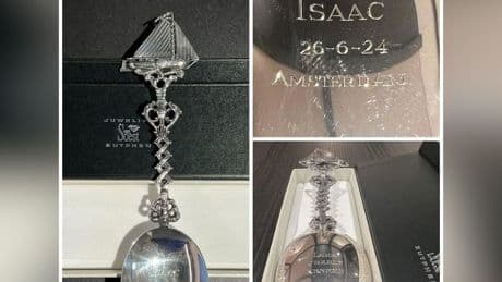 Juwelier Zutphen is met zilveren lepeltje op zoek naar kleine Isaac