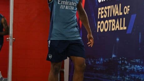 Viktor Gyokeres: Myles Lewis-Skelly reacts as Arsenal 'put finishing touches on' striker deal
