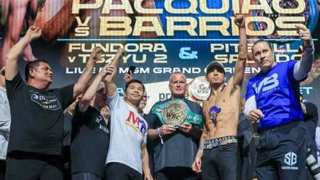 Manny Pacquiao Vs. Mario Barrios Fight Card Ring Walk Time