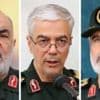 Who were the Iranian commanders killed in Israel's attack?