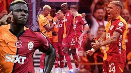 Galatasaray'da bir ilk! Osimhen rekorunu kırdı, Torreira seriye 'devam' dedi