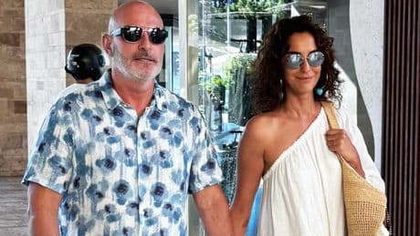 Arzum Onan, Bodrum'da iş insanı sevgilisiyle el ele