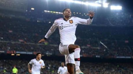 El historial de Rashford contra el Barça