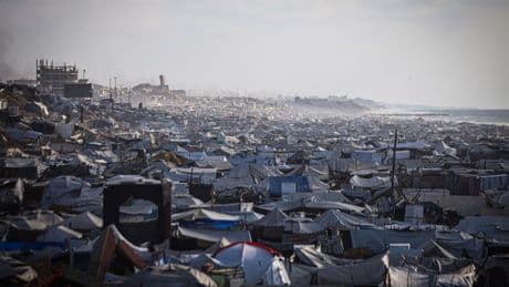 ‘$850 for a tent’: Gaza City residents can’t afford to flee Israeli offensive