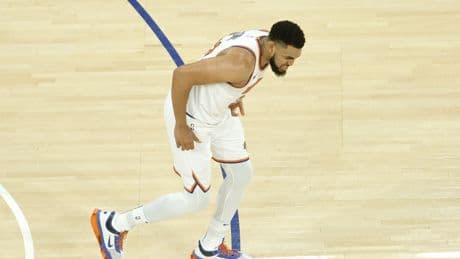 Karl-Anthony Towns battles through murky finger injury in Game 3