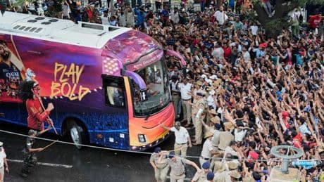 At least 11 people dead in stampede outside cricket stadium ahead of victory parade for IPL Champions