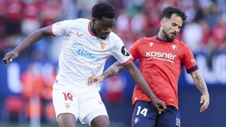 Osasuna crece y agrava la crisis del Sevilla