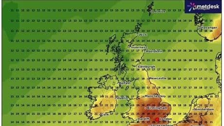 UK weather: Huge 29C heat blast returns to Britain as maps turn RED - 10 hottest cities