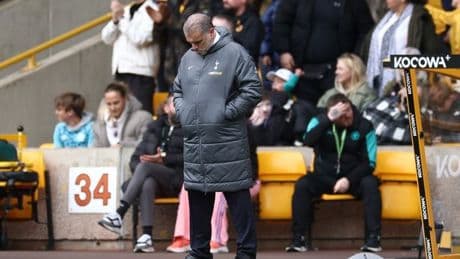 Ange Postecoglou left bewildered as Tottenham fans make anger clear during Wolves defeat