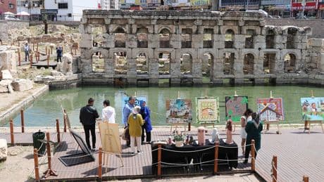 Müzeler Günü için tarihi Roma Hamamı'nda kutlama
