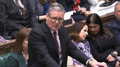 PMQs: Starmer tells senior MP she's 'talking rubbish' in angry clash over his 'island of strangers' immigration claim