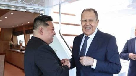 Nordkorea: Russischer Außenminister Sergej Lawrow trifft Machthaber Kim Jong Un