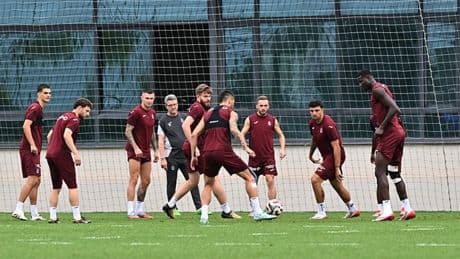 Trabzonspor, Samsunspor maçı hazırlıklarını sürdürdü