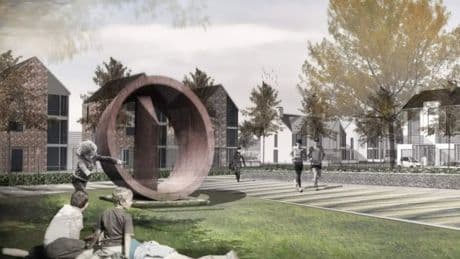 Britain’s £2.5BILLION newest town next to major motorway is unveiled in blueprint for 4,000 homes, new shops & hotel