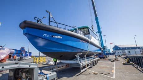 Electric ferry begins trial runs between Scottish islands