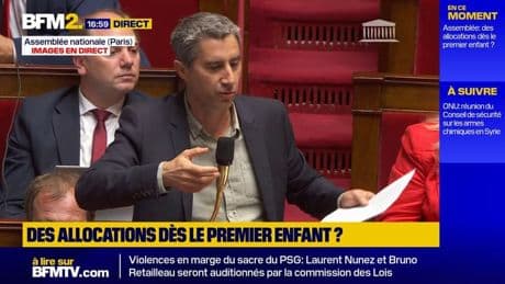 "Notre groupe votera pour le versement des allocations familiales dès le premier enfant", déclare François Ruffin