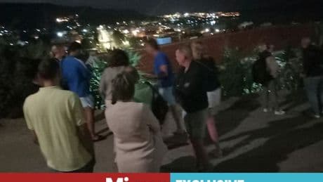 'We're Brits on holiday in Crete - tsunami alert sparked chaos at 2am with tourists piled on roof'