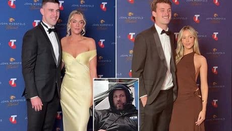 Footy star blasts his own club for wild act that was caught on video at their end-of-year awards night