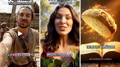Al fin tenemos los vídeos de Noé construyendo su arca, Jesucristo multiplicando peces y Eva siendo tentada. Gracias a la IA, claro