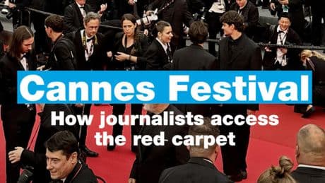 How journalists access the red carpet at Cannes Festival