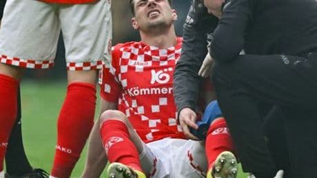 Bundesliga: Eintracht Frankfurt nur Remis bei Mainz 05, Dominik Kohr schwer verletzt