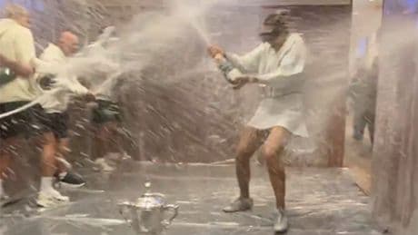 Inside Aryna Sabalenka’s champagne-filled celebrations after back-to-back US Open wins