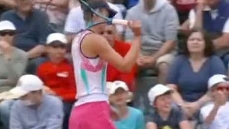 French Open player was slapped with hefty £8k fine for hitting child with racket