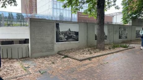 Strasbourg: deux croix gammées retrouvées près du monument des Justes