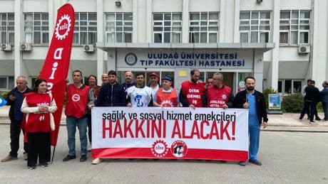 Dev Sağlık-İş'ten pek çok ilde kamu çerçeve protokolü protestosu