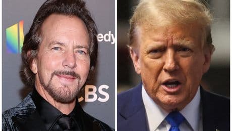 Pearl Jam’s Eddie Vedder honors Bruce Springsteen with song My City of Ruins in apparent dig at Trump