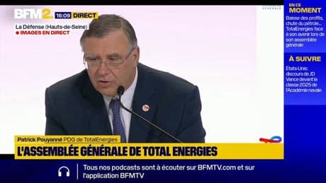 TotalÉnergies en "très bonne santé financière" selon son dirigeant Patrick Pouyanné