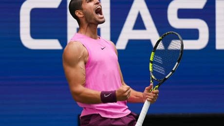 Carlos Alcaraz is in the swing of things after easing into US Open semi-finals