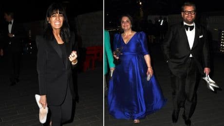 Bafta TV Awards afterparty sees hoards of celebs taking to London streets shoeless