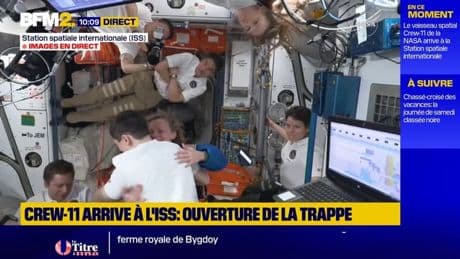 Espace: le vaisseau spatial Crew-11 de Space X et de la NASA arrive à l'ISS