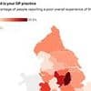 More than a fifth of patients in parts of England fed up with 'poor' GP services - how does YOUR area fare?