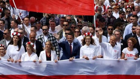 Marches en Pologne, décès de Marcel Ophüls, droits de douane, Venezuela, Nadal : les informations de la nuit
