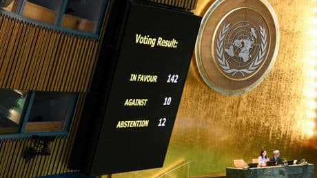 La Asamblea General de la ONU impulsa un futuro Estado palestino, pero sin Hamas: "Debe liberar a todos los rehenes"