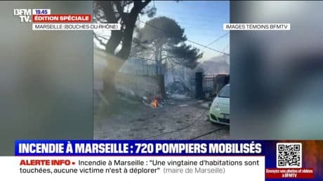 "Tout a brûlé": cet habitant de L'Estaque témoigne des dégâts qu'a causé l'incendie à Marseille