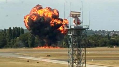 Southend Airport plane crash live: Huge fireball seen as aircraft crashes moments after takeoff