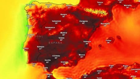 La ola de calor pone en aviso rojo a cinco comunidades en las próximas horas: estas son todas las provincias en alerta
