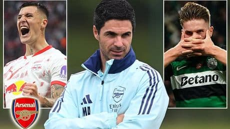 Arsenal 'eye former Premier League striker' as alternative option to Viktor Gyokeres and Benjamin Sesko