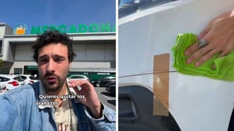 Adiós a los arañazos en el coche con dos productos de Mercadona: «Flipa como queda»
