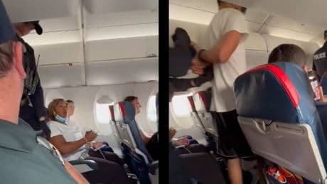 Passeggero tenta di aprire il portellone in volo, paura su un aereo