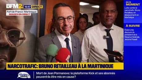 Stupéfiants/Martinique: Bruno Retailleau évoque une cause nationale, "comme le terrorisme "