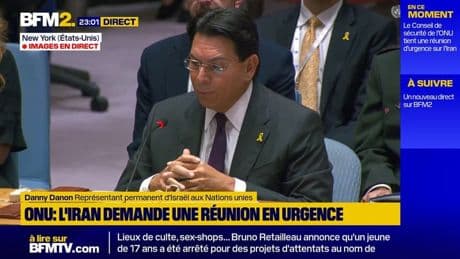 Iran-Israël: "Le monde entier devrait dire merci aux États-Unis", selon le représentant d'Israël à l'ONU