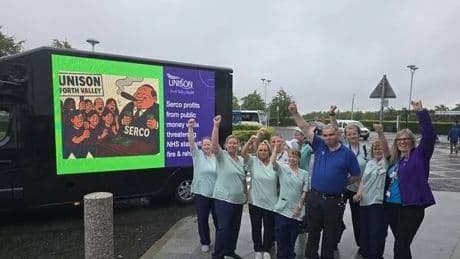 Forth Valley hospital support staff set for strike over planned pay changes